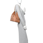 Caviar Quilted Small Chanel 25 Handbag Brown