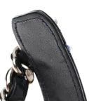 Crumpled Calfskin Shearling Sheepskin Quilted Medium Chanel 19 Flap Navy
