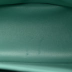 Caviar Quilted Jumbo Double Flap Light Green