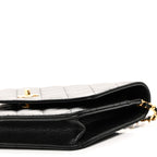 Caviar Quilted CC Turnlock Wallet On Chain WOC Black