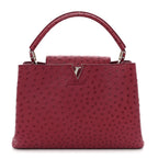 Ostrich Capucines MM Fuchsia