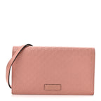 Microguccissima Crossbody Wallet Soft Pink