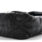 Lambskin Quilted Medium Chanel 19 Flap Black