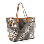 Monogram Kusama Waves Neverfull MM White