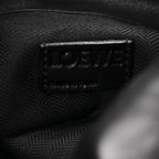 Calfskin Flamenco Knot Bag Black