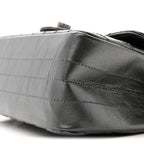 Metallic Aged Calfskin Chevron Quilted 2.55 Reissue Mini Flap Grey