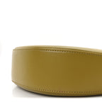 Satin Calfskin Jacquard Small Luna Bag Ochre