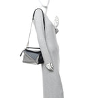 Calfskin Small Puzzle Bag Grey Multitone