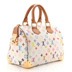 Monogram Multicolor Speedy 30 White