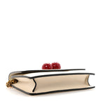 Guccissima Mini Cherry Chain Bag White