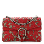 GG Supreme Monogram Arabesque Dionysus Shoulder Bag Hibiscus Red