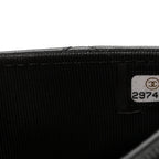 Lambskin Quilted Wallet On Chain WOC Black