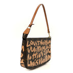 Monogram Graffiti Pochette Accessories Peach