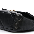 Lambskin Quilted Medium Chanel 19 Flap Black