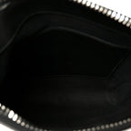 GG Supreme Monogram Web Small Flat Messenger Bag Black Grey