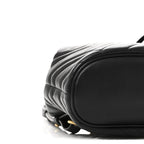 Calfskin Matelasse GG Marmont Flap Backpack Black
