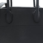 Grained Calfskin Soft Margaux 10 Bag Black